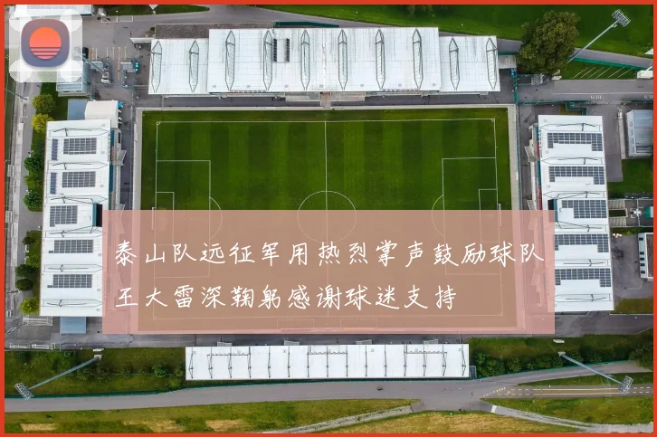 泰山队远征军用热烈掌声鼓励球队王大雷深鞠躬感谢球迷支持